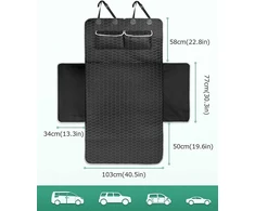 Oasser universali automobilio bagažinės apsauginė danga šunims, vandeniui atspari, E9-S/L