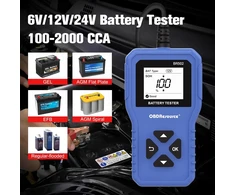 OBDResource automobilio akumuliatoriaus testeris 6–24 V, 100–2000 CCA BR502