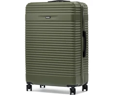 Kelioninis OCHNIK didelė lagaminas, kieta ABS danga, 97 l talpa, 4 ratukai, khaki, WALAB