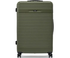 Kelioninis OCHNIK didelė lagaminas, kieta ABS danga, 97 l talpa, 4 ratukai, khaki, WALAB