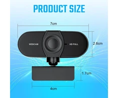 OFFCUP internetinė kamera Full HD 1080p 30 k./s. su mikrofonu ir USB, modelis 4779971