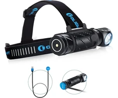 Olight galvos žibintas Perun 2, LED, 2500 lm, įkraunamas, IPX8, juodas