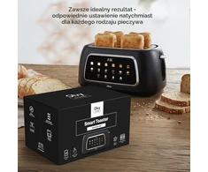 Olvy 4 riekelių skrudintuvas su LCD laikmačiu, 1500 W, 6 skrudinimo lygiai, T-40T