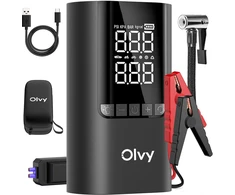 Olvy 4 viename automobilio užvedimo įrenginys su oro kompresoriumi 1500 A BR12