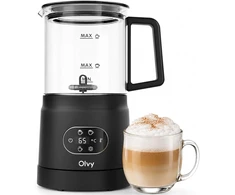Olvy elektrinis pieno plaktuvas 500 W, 400 ml, karštoms ir šaltoms putoms DS-M0205