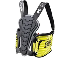 OMP go karts apsauginė liemenė žebruota polikarbonato geltona OMPKK048178ML