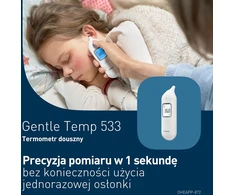 Omron ausinis infraraudonųjų spindulių termometras Gentle Temp 533 MC-E533-E