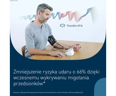 Omron žastinis kraujospūdžio matuoklis su Bluetooth ir AFib indikatoriumi HEM-7196T1-FLEO