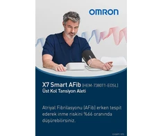 Omron žastinis kraujospūdžio matuoklis su AFib aptikimu ir Bluetooth HEM-7380T1-EOSL