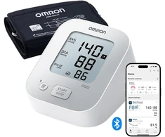 Omron žastinis kraujospūdžio matuoklis su Bluetooth, 22–42 cm manžete, HEM-7188T1-LEO