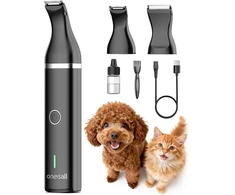 oneisall gyvūnų kailio kirpimo trimeris su 2 pjovimo galvutėmis, USB-C, C61