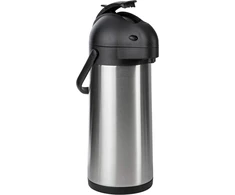 ONVAYA termosinis ąsotis su pompa, 3 l, dvigubos sienelės, nerūdijančiojo plieno
