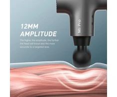 opove perkusinis masažo pistoletas M3 Pro 2, 12 mm amplitudė, 5 greičiai, M3PRO2