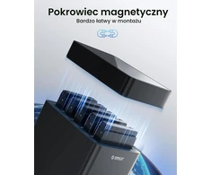 ORICO 5 diskų dokavimo stotelė USB-C SATA 3,5 col. HDD/SSD, 80 TB DS500C3
