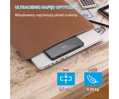 ORIGBELIE išorinis CD/DVD įrašymo įrenginys USB 3.0, USB-C, 8x DVD, BT669