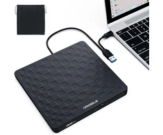 ORIGBELIE išorinis CD/DVD įrašymo įrenginys su USB 3.0 ir USB-C TP520