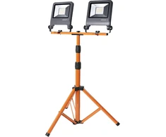 OSRAM LED darbinis prožektorius ant stovo su dviem galvutėmis, 2 × 50 W, 9000 lm, 4000 K, 4099854659638
