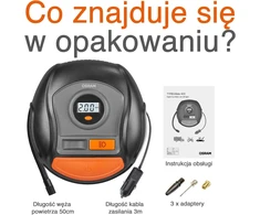 OSRAM skaitmeninis padangų kompresorius TYREinflate 400, 12 V, 150 psi, OTI400