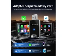 Ottocast belaidis CarPlay ir Android Auto adapteris, USB-A/USB-C, Mini Edge 2025, CA505
