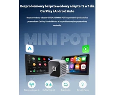 Ottocast bevielis CarPlay ir Android Auto adapteris, USB-A/USB-C, 2.4G+5G Mini Cube, modelis 2026