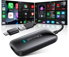 OTTOCAST CarPlay ir Android Auto adapteris Play2video Ultra, 5G, WiFi 6, 4 GB RAM, 32 GB ROM, Micro USB