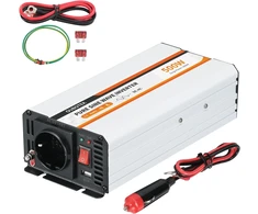 OUBOTEK grynosios sinusoidės įtampos keitiklis 12 V į 230 V, 500 W, TP500W