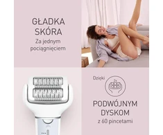 Panasonic depiliatorius, 90° lanksti galvutė, dvigubas diskas su 60 pincetų, trys greičiai, ES-EY90-A503