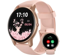Parsonver išmanusis laikrodis moterims, 1,32 colio HD ekranas, Bluetooth skambučiai, IP68, 100 sporto režimų, rožinio aukso SPROD1