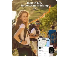 Parsonver išmanusis laikrodis su GPS, Bluetooth skambučiais ir 1.85 col. ekranu CW Watch S6 G