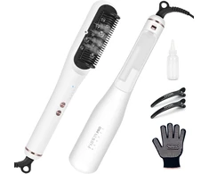 PARWIN PRO BEAUTY garinės plaukų tiesinimo šukos su jonų technologija, 60 W, HT5005