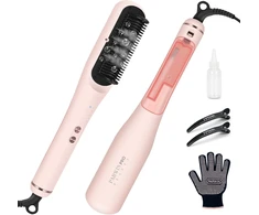 PARWIN PRO BEAUTY garinis plaukų tiesinimo šepetys su jonais, 150–210 °C, HT5005