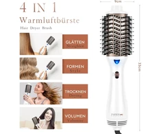 PARWIN PRO BEAUTY karšto oro plaukų džiovinimo ir formavimo šepetys 1000 W AB0322-WH