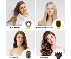 PARWIN PRO BEAUTY karšto oro plaukų formavimo rinkinys 4 viename, 1100 W, AB0329