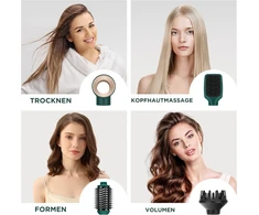 PARWIN PRO BEAUTY karšto oro plaukų formavimo šepetys 4 viename, 1100 W, AB0329