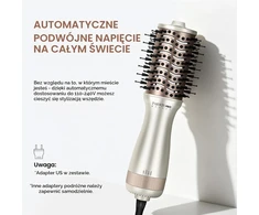 PARWIN PRO BEAUTY kelioninis karšto oro šepetys 700 W, joninis, 110–240 V, AB0352