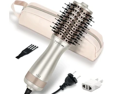 PARWIN PRO BEAUTY kelioninis karšto oro šepetys 700 W, joninis, 110–240 V, AB0352