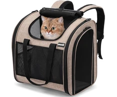 pecute gyvūnų transportavimo kuprinė iki 5kg, ventiliuojama, PB-WB01