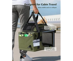 pecute išplečiamas transportavimo krepšys katėms ir mažiems šunims 42 × 28 × 23 cm CSC--PCB15