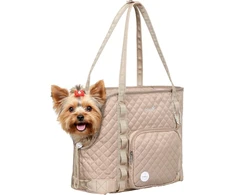 Pecute transportavimo krepšys šunims, lengvas, sulankstomas, 39x19x30 cm, iki 4kg, PC-PP01