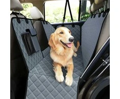 Pecute vandeniui atsparus automobilio sėdynės uždangalas šunims, 146 x 136 cm, su šoninėmis apsaugomis