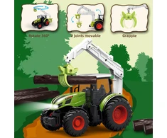 PENGBU RC nuotoliniu būdu valdomas miško traktorius su griebtuvu, 1:24, 66066610