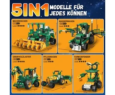 PENGBU RC programuojamas 5-in-1 robotų konstruktorius su nuotoliniu valdymu K96234