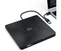 PeroBuno išorinis CD/DVD įrenginys USB 3.0 su USB-A ir USB-C jungtimis BT620