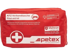 Petex automobilinė pirmosios pagalbos vaistinėlė pagal DIN 13164, 22.5 × 13 × 6,5 cm, 43930012