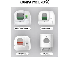 PETKIT atliekų maišeliai automatinėms kraiko dėžėms Pura Max 2 ir Pura X, 100 vnt.