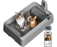 PETKIT savaime išsivalantis kačių tualetas su AI kamera, didelis, P9905