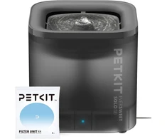 PETKIT vandens fontanas katėms ir šunims 1,85 l su belaidžiu siurbliu CT-W1S-Pilkas-EU