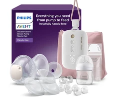 Philips Avent dvigubas belaidis elektrinis pientraukis, iki 85 kartų/min., SCD553/11