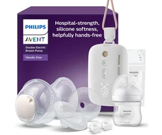 Philips Avent dvigubas belaidis elektrinis pientraukis su USB-C įkrovimu SCF547/11