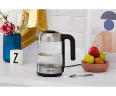 Philips elektrinis virdulys 1,7 l 2200 W stiklinis, nuimamas dangtis, HD9339/80